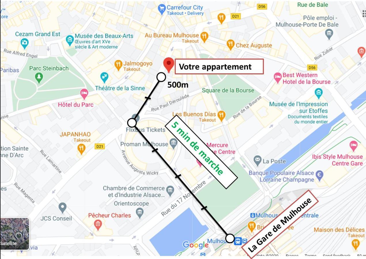 Appart Industriel A 5 Min A Pieds De La Gare Apartment Mulhouse Ngoại thất bức ảnh